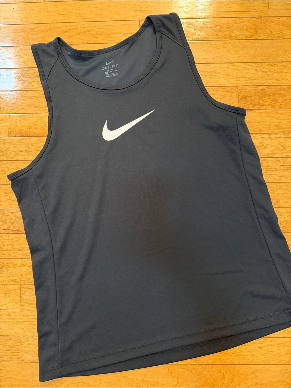 Nike Men’s Dri-FIT Black Training Tank - Breathable Athletic Tee